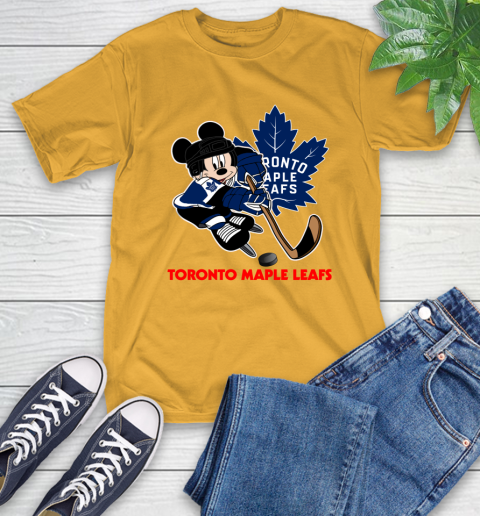 NHL Toronto Maple Leafs Mickey Mouse Disney Hockey T Shirt T-Shirt 3