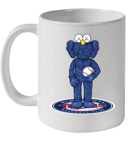 MLB Baseball Minnesota Twins Kaws Bff Blue Figure Shirt Ceramic Mug 11oz