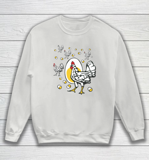 Roseanne Chicken Shirt  Funny Roseanne Rooster and Egg Sweatshirt 3