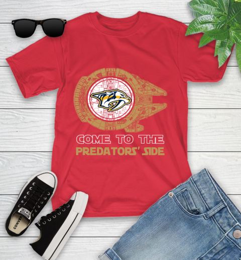 NHL Come To The Nashville Predators Wars Hockey Sports Youth T-Shirt 13
