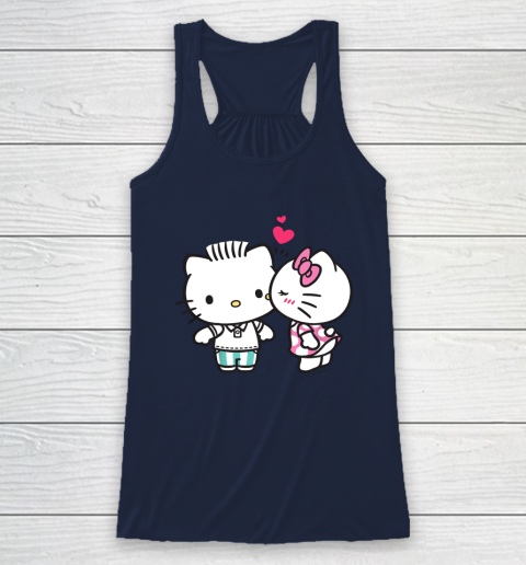 Hello Kitty and Dear Daniel Valentine Tee Racerback Tank 8