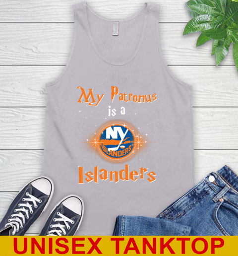 NHL Hockey Harry Potter My Patronus Is A New York Islanders Tank Top 3