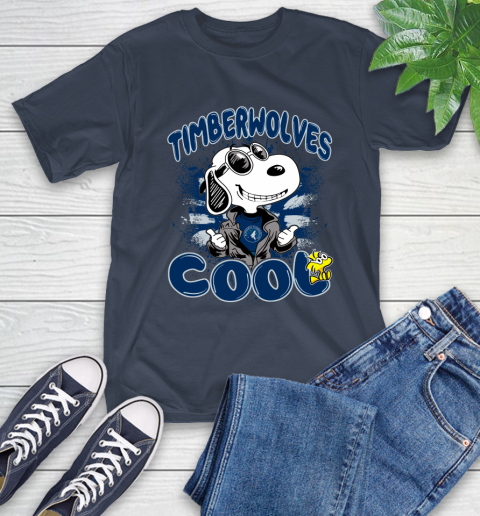 NBA Basketball Minnesota Timberwolves Cool Snoopy Shirt T-Shirt 3