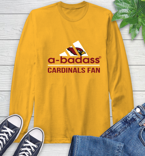 Arizona Cardinals NFL Football A Badass Adidas Adoring Fan Sports Long Sleeve T-Shirt 2