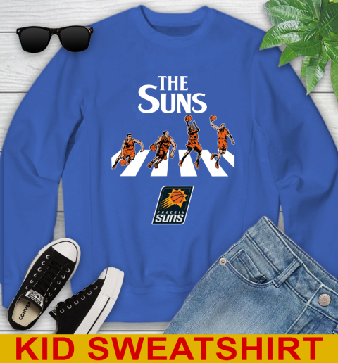 NBA Basketball Phoenix Suns The Beatles Rock Band Shirt Youth Sweatshirt 6