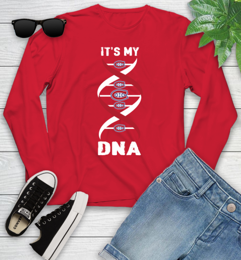 Montreal Canadiens NHL Hockey It's My DNA Sports Youth Long Sleeve 11