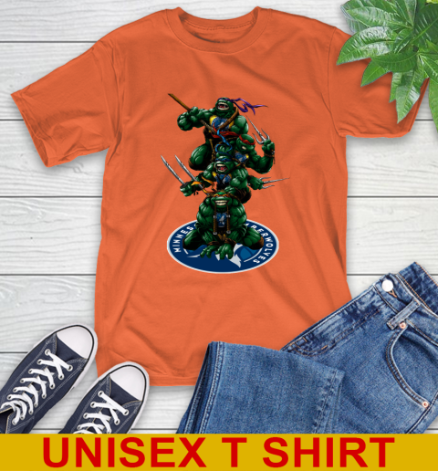 NBA Basketball Minnesota Timberwolves Teenage Mutant Ninja Turtles Shirt T-Shirt 5