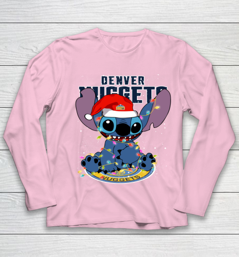 Denver Nuggets NBA noel stitch Basketball Christmas Youth Long Sleeve 6