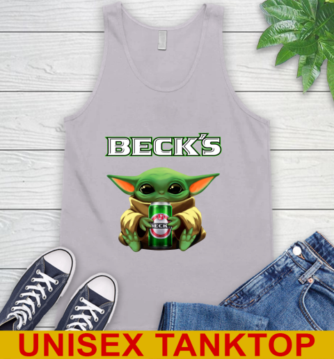 Star Wars Baby Yoda Hugs Beck's Beer Shirt 73