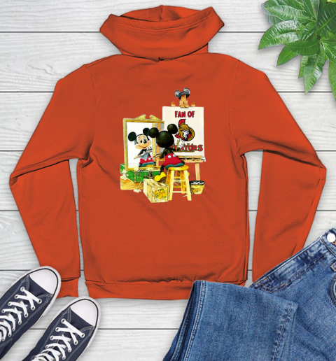 NHL Hockey Ottawa Senators Mickey Drawing Shirt 126