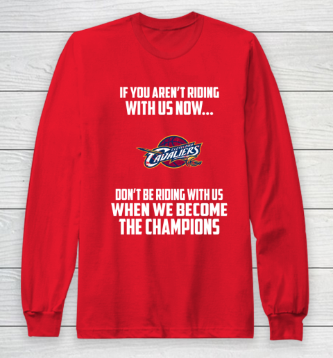 NBA Cleveland Cavaliers Basketball We Become The Champions Long Sleeve T-Shirt 7