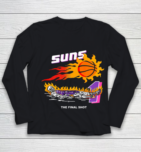 Phoenixes Suns Devin Booker Maillot The Valley City Jersey Funny Youth Long Sleeve