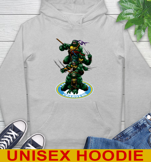 NFL Football Los Angeles Chargers Teenage Mutant Ninja Turtles Shirt Hoodie 6