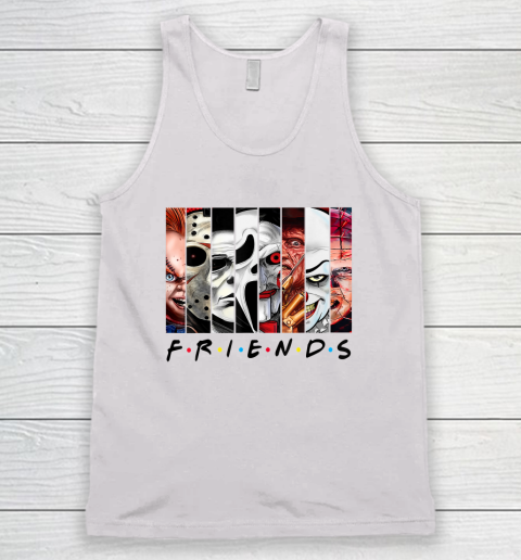 Funny Horror Friends Scary Movies Halloween Tank Top