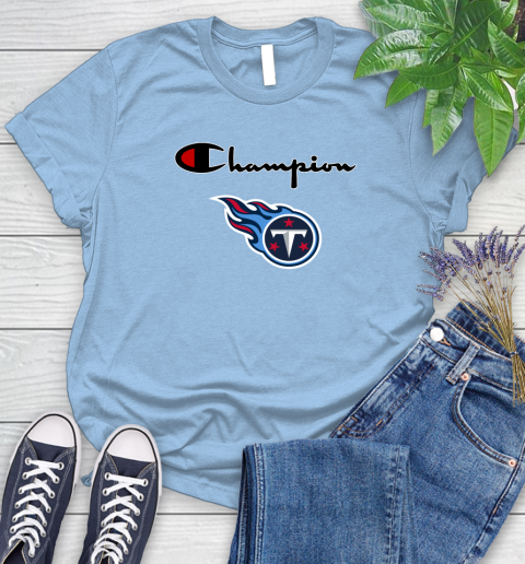 NFL Football Tennessee Titans Champion Shirt Women's T-Shirt 6