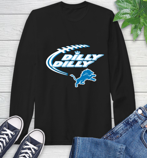 NFL Detroit Lions Dilly Dilly Football Sports Long Sleeve T-Shirt 2
