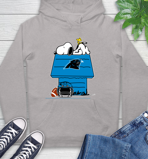 Carolina Panthers NFL Football Snoopy Woodstock The Peanuts Movie Hoodie 12