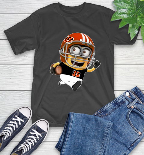 NFL Cincinnati Bengals Minions Disney Football Sports T-Shirt 2