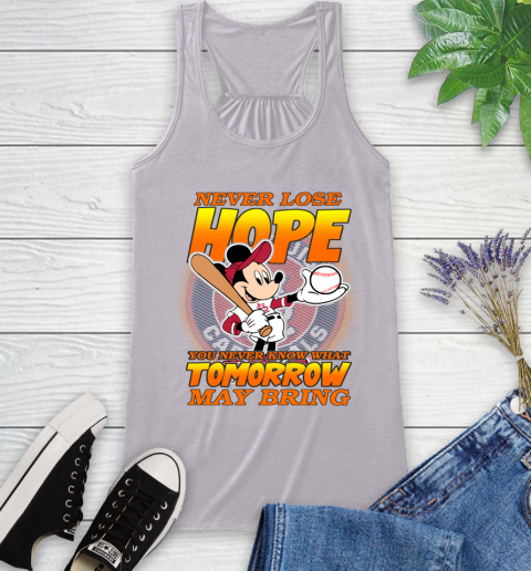 St.Louis Cardinals MLB Baseball Mickey Disney Never Lose Hope Racerback Tank 4