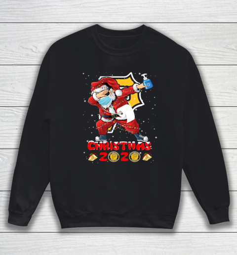 Pittsburgh Pirates Funny Santa Claus Dabbing Christmas 2020 MLB Sweatshirt