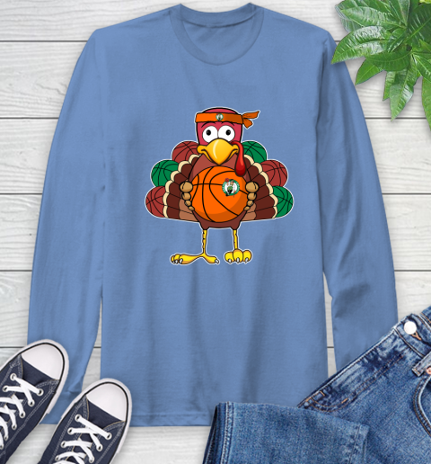 Boston Celtics Turkey thanksgiving day Long Sleeve T-Shirt 11