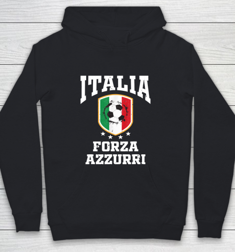 Forza Azzurri Jersey Football 2021 2020 National Team Italia Youth Hoodie