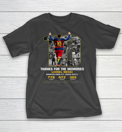 Thank you Messi 2000 2021 memories T-Shirt
