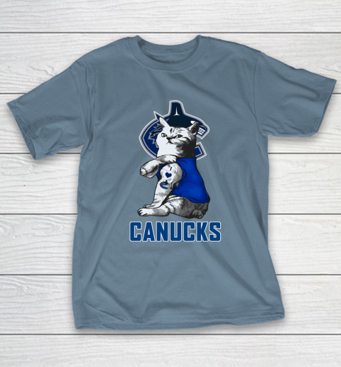 NHL My Cat Loves Vancouver Canucks Hockey T-Shirt 6