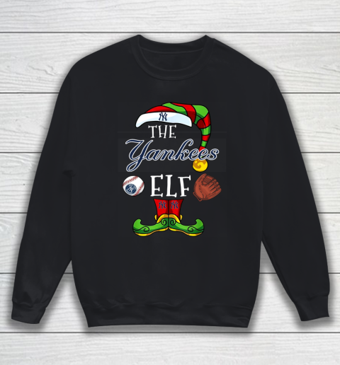 New York Yankees Christmas ELF Funny MLB Sweatshirt