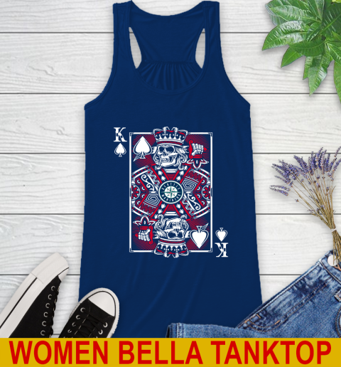 Seattle Mariners MLB Baseball The King Of Spades Death Cards Shirt Racerback Tank 7