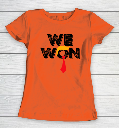 Donald Trump 47th President JD Vance We Won Get Over It 2024 Women's T-Shirt 2