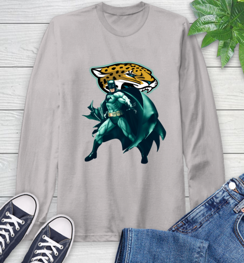 NFL Batman Football Sports Jacksonville Jaguars Long Sleeve T-Shirt 12
