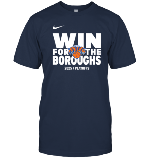 New York Knicks Win For The Boroughs 2025 Playoffs Premium T-Shirt