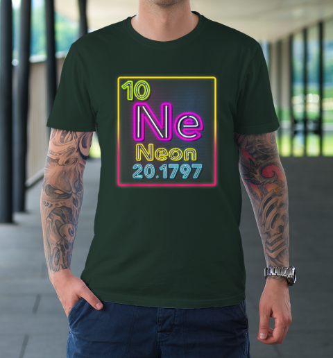 Neon Element Of The Chemistry Periodic Table For Scientists T-Shirt 3