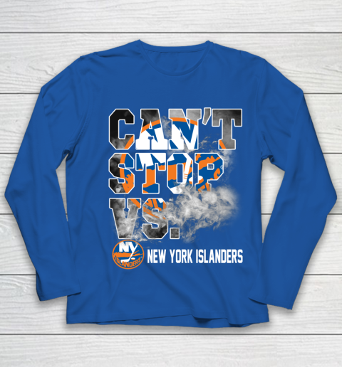 NHL New York Islanders Hockey Can't Stop Vs Youth Long Sleeve 7