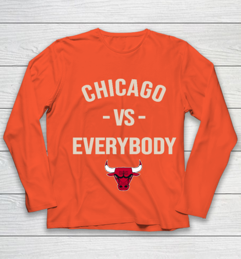 Chicago Bulls Vs Everybody Youth Long Sleeve 3