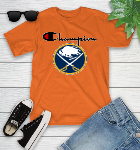 NHL Hockey Buffalo Sabres Champion Shirt Youth T-Shirt 4