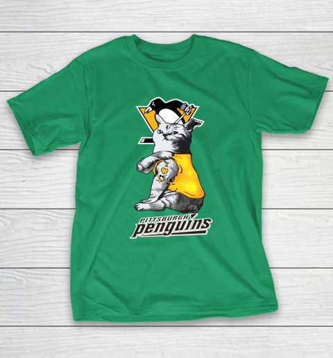 NHL My Cat Loves Pittsburgh Penguins Hockey T-Shirt 5