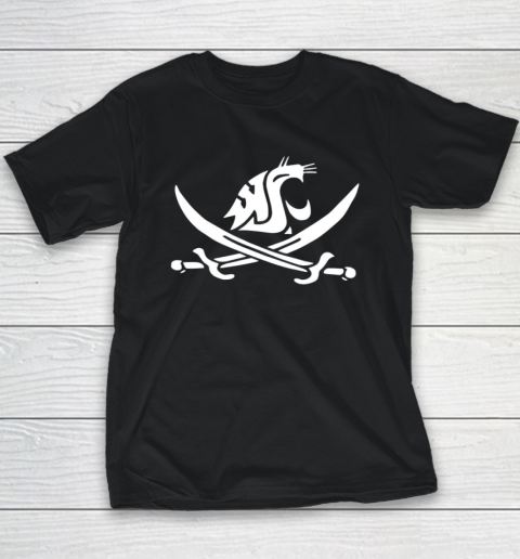 WSU Pirate Shirt Mike Leach WSU Pirate Sword Youth T-Shirt