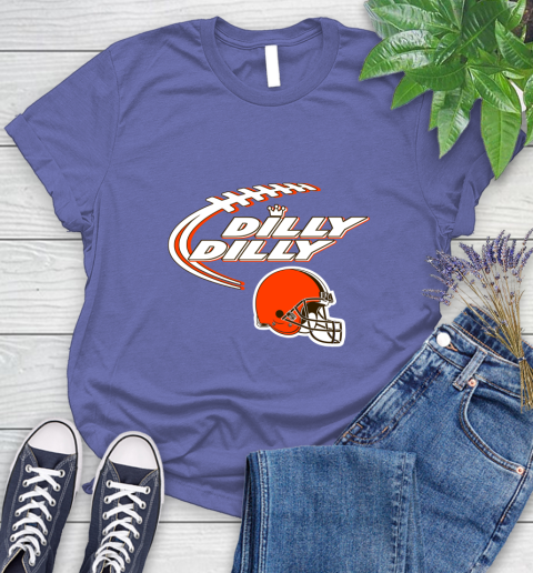 NFL Cleveland Browns Dilly Dilly Football Sports Women's T-Shirt 11