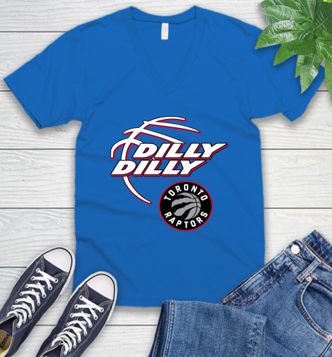 NBA Toronto Raptors Dilly Dilly Basketball Sports V-Neck T-Shirt 6