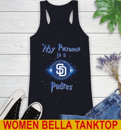 MLB Baseball Harry Potter My Patronus Is A San Diego Padres Racerback Tank 8