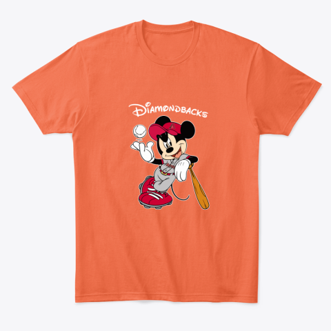 Baseball Mickey Team Arizona Diamondbacks Unisex Jersey Tee 