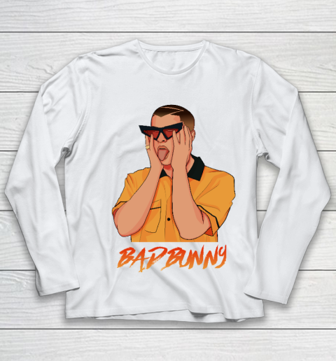 Bad Bunny El Conejo Malo Youth Long Sleeve Tee For Sports