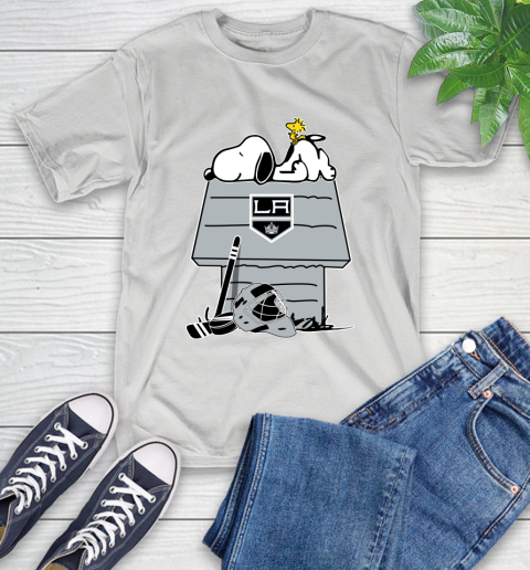 Los Angeles Kings NHL Hockey Snoopy Woodstock The Peanuts Movie T-Shirt