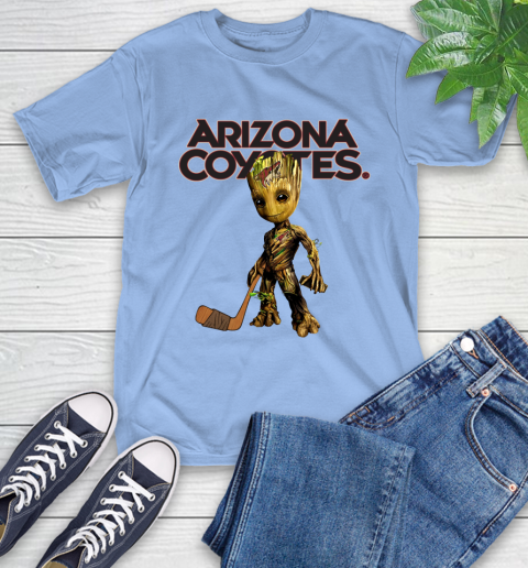 Arizona Coyotes NHL Hockey Groot Marvel Guardians Of The Galaxy T-Shirt 11