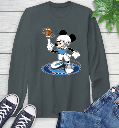 NFL Football Tennessee Titans Cheerful Mickey Disney Shirt Long Sleeve T-Shirt 7