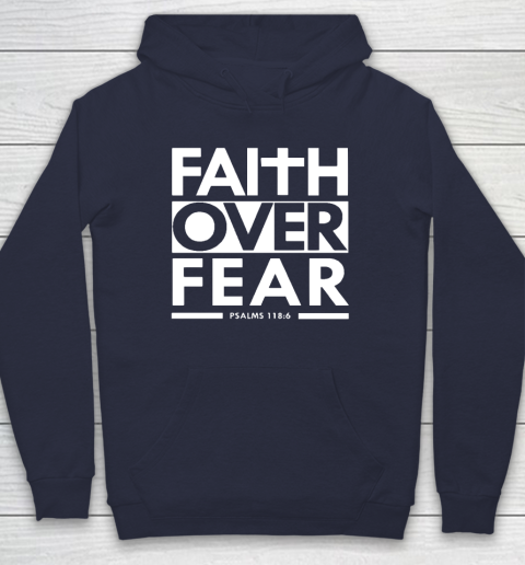 Faith Over Fear Christian Bible Verse Scripture Hoodie 2