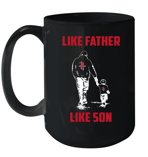 Houston Rockets NBA Basketball Like Father Like Son Sports Ceramic Mug 15oz