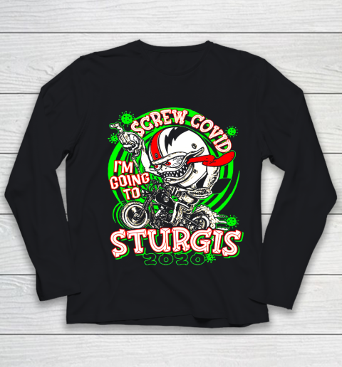 Screw Covid I'm Going to Sturgis 2020 Youth Long Sleeve
